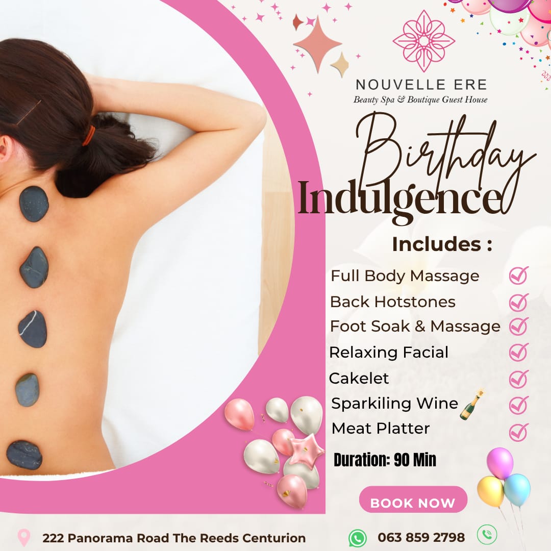Nouvelle Ere Beauty Spa & Boutique Guest Birthday Indugence Special