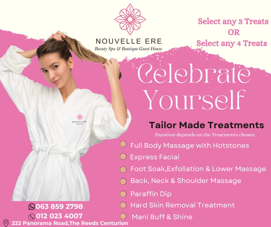 Nouvelle Ere Beauty Spa & Boutique Guest House Celebrate Yourself - Tailor Made Treatments